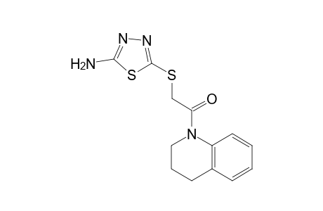 5-([2-(3,4-Dihydro-1(2H)-quinolinyl)-2-oxoethyl]sulfanyl)-1,3,4-thiadiazol-2-amine