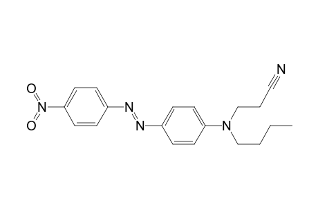N-Butyl-N-(cyanoethyl)-4-(4-nitrophenylazo)aniline