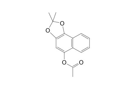 Naphtho[1,2-d]-1,3-dioxol-5-ol, 2,2-dimethyl-, acetate