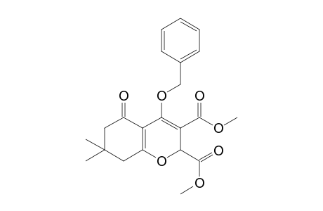 Dimethyl 4-(Benzyloxy)-5,6,7,8-tetrahydro-7,7-dimethyl-5-oxo-2H-1-benzopyran-2,3-dicarboxylate