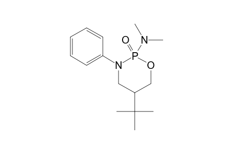TRANS-2-(DIMETHYLAMINO)-2-OXO-3-PHENYL-5-TERT.-BUTYL-1,3,2-LAMBDA-(5)-OXAZAPHOSPHORINANE