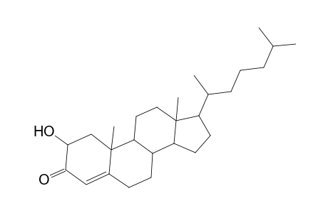 2-Hydroxycholest-4-en-3-one
