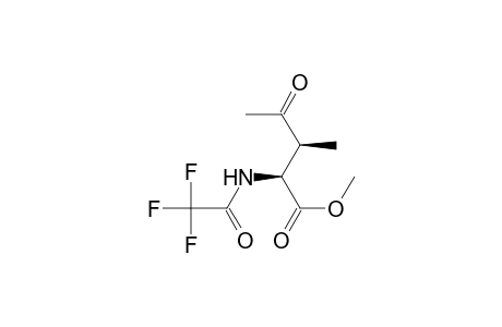 L-Alloisoleucine, 4-oxo-N-(trifluoroacetyl)-, methyl ester