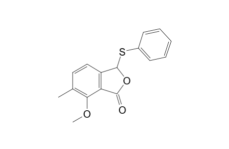 7-Methoxy-6-methyl-3-(phenylthio)isobenzofuran-1(3H)-one