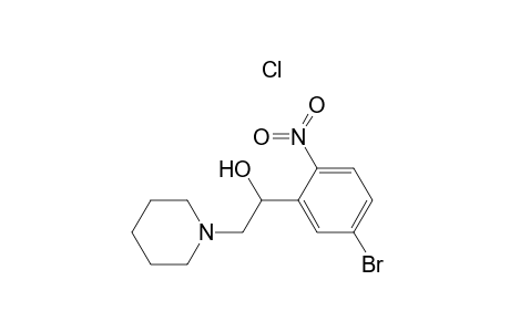 1-(5'-Bromo-2'-nitrophenyl)-2-piperidinoethanol Hydrochloride