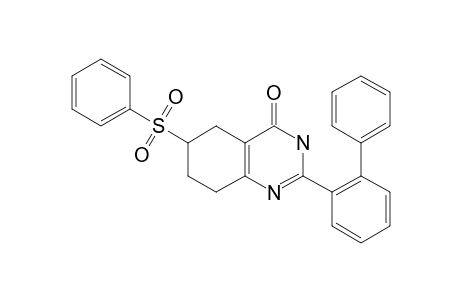 2-(ORTHO-BIPHENYL)-6-(PHENYLSULFONYL)-5,6,7,8-TETRAHYDRO-3H-QUINAZOLIN-4-ONE