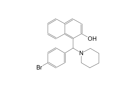 1-[(4-bromophenyl)(1-piperidinyl)methyl]-2-naphthol