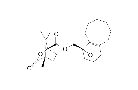 [1,2,3,4,5,6,7,8,9,10-decahydro-1,4-epoxybenzocycloocten-2-yl)methyl] (1S,1'S,2S,4R)-(+)-camphanoate