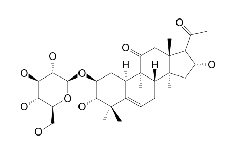SCANDENOSIDE-R9;HEXANORCUCURBITACIN-F-2-O-BETA-D-GLUCOPYRANOSIDE