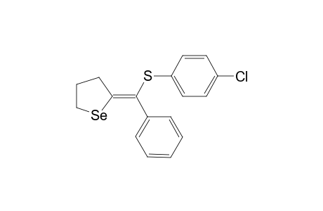 (E)-(4-chlorophenyl)((dihydroselenophen-2(3H)-ylidene)(phenyl)methyl)sulfane