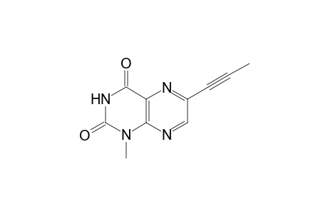 1-Methyl-6-prop-1-ynyl-pteridine-2,4-dione