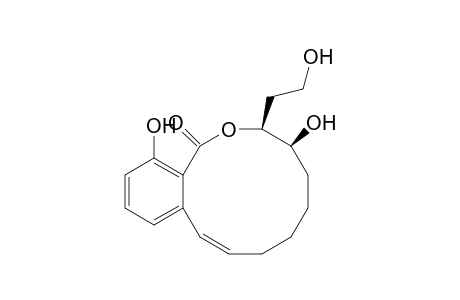 (3S,4S)-4,14-Dihydroxy-3-(2-hydroxyethyl)-3,4,5,6,7,8-hexahydro-1H-2-benzoxacyclododecin-1-one