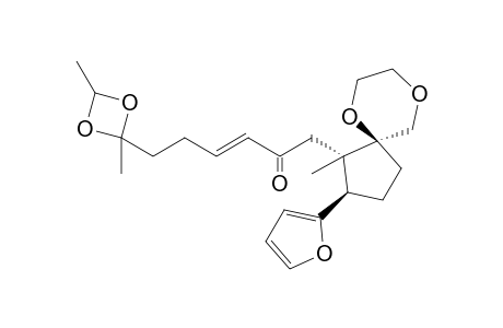 (E)-6-(2,4-Dimethyl-[1,3]dioxetan-2-yl)-1-((1S,2R,5S)-2-furan-2-yl-1-methyl-6,9-dioxa-spiro[4.5]dec-1-yl)-hex-3-en-2-one