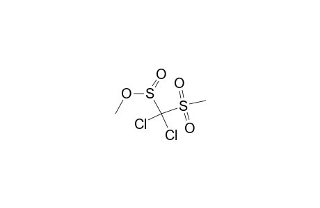 Methanesulfinic acid, dichloro(methylsulfonyl)-, methyl ester