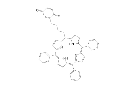 5-[4'-(p-Benzoquinonyl)butyl]-10,15,20-triphenylporphyrine