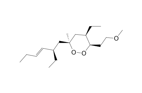 3-Methyl-3-[2"-ethylhex-3"-enyl)-5-ethyl-6-(2'-methoxyethyl)-1,2-dioxacyclohexane