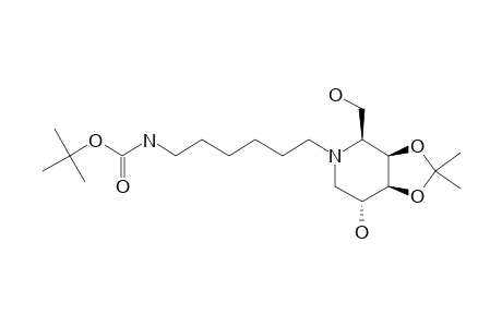 N-[6-(TERT.-BUTOXYCARBONYLAMINO)-HEXYL]-3,4-O-ISOPROPYLIDENE-1,5-DIDEOXY-1,5-IMINO-D-GALACTITOL