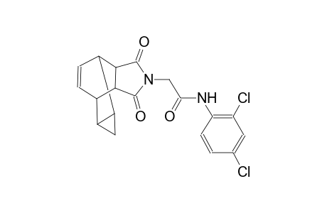 N-(2,4-dichlorophenyl)-2-(3,5-dioxo-4-azatetracyclo[5.3.2.0~2,6~.0~8,10~]dodec-11-en-4-yl)acetamide