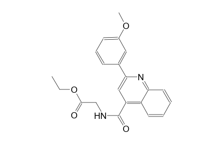 ethyl ({[2-(3-methoxyphenyl)-4-quinolinyl]carbonyl}amino)acetate