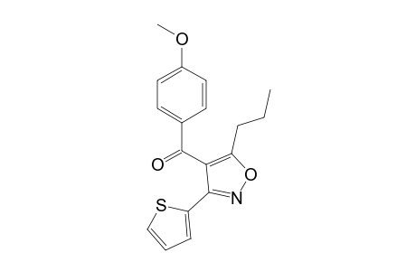 (4-Methoxyphenyl)[5-n-propyl-3-(thiophen-2-yl)isoxazol-4-yl]methanone