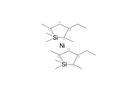 Nickel, .eta.-4-(3-ethyl-1,1,2,5-tetramethyl-1-silacyclopenta-2,4-diene)-bis-