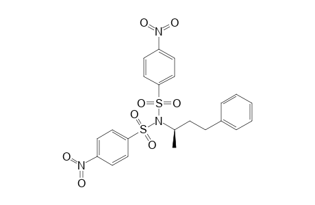 4-Nitro-N-(4-nitrophenyl)sulfonyl-N-[(2R)-4-phenylbutan-2-yl]benzenesulfonamide