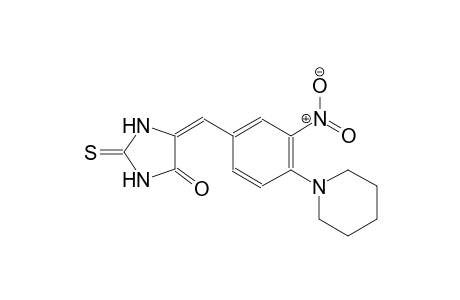 (5E)-5-[3-nitro-4-(1-piperidinyl)benzylidene]-2-thioxo-4-imidazolidinone