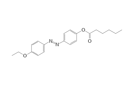 p-[(p-ethoxyphenyl)azo]phenol, hexanoate