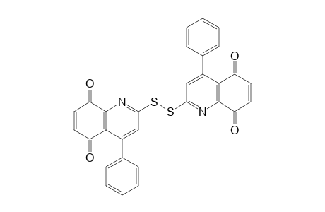 2-[(5,8-diketo-4-phenyl-2-quinolyl)disulfanyl]-4-phenyl-quinoline-5,8-quinone