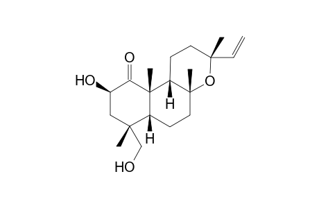 1-Oxo-2.beta.,18-dihydroxymanoyl Oxide