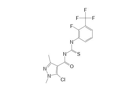 1-[2-FLUORO-3-(TRIFLUOROMETHYL)-PHENYL]-3-(5-CHLORO-1,3-DIMETHYL-1H-PYRAZOLE-4-CARBONYL)-THIOUREA