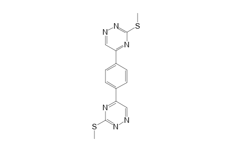 1,4-BIS-(3-METHYLSULFANYL-1,2,4-TRIAZINE)-PHENYL