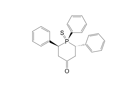 R-1,TRANS-2(E),6(E)-TRIPHENYL-4-PHOSPHORINANONE-1-SULFIDE