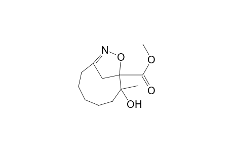 9-Oxa-10-azabicyclo[6.2.1]undec-10-ene-8-carboxylic acid, 7-hydroxy-7-methyl-, methyl ester