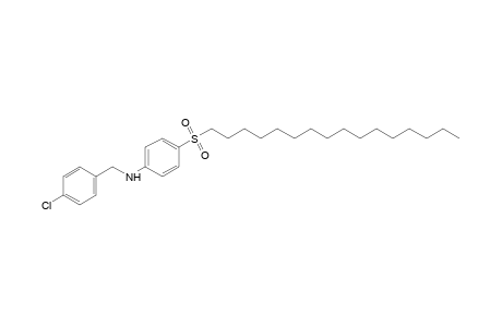 p-chloro-N-[p-(hexadecylsulfonyl)phenyl]benzylamine