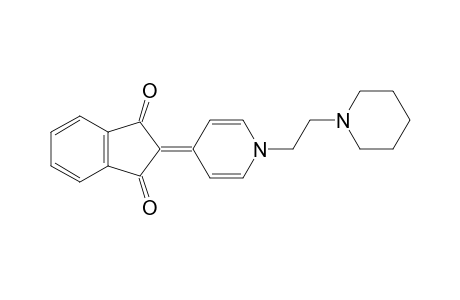 2-[1-(2-piperidinoethyl)-4(1H)-pyridylidene]-1,3-indandione