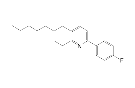 2-(4-Fluorophenyl)-6-pentyl-5,6,7,8-tetrahydroquinoline