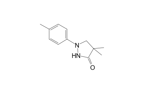 3-Pyrazolidinone, 4,4-dimethyl-1-(4-methylphenyl)-