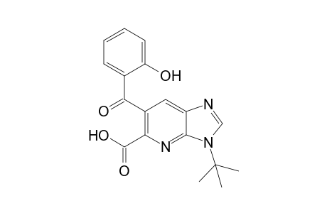 3-tert-Butyl-6-(2-hydroxybenzoyl)-3H-imidazo[4,5-b]pyridine-5-carboxylic acid