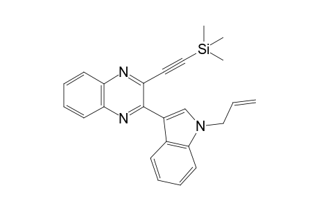 2-(1-Allyl-1H-indol-3-yl)-3-((trimethylsilyl)ethynyl)quinoxaline