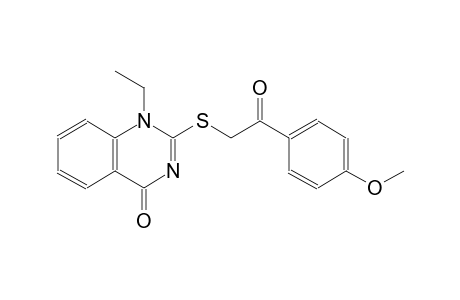 1-Ethyl-2-{[2-(4-methoxyphenyl)-2-oxoethyl]thio}quinazolin-4(1H)-one