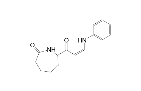 (Z)-7-[3-(Phenylamino)prop-2-enoyl]hexahydro-2-azepinone