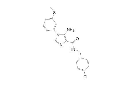 1H-1,2,3-triazole-4-carboxamide, 5-amino-N-[(4-chlorophenyl)methyl]-1-[3-(methylthio)phenyl]-