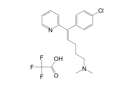 4E)-5-(4-Chlorophenyl)-N,N-dimethyl-5-(2-pyridyl)pent-4-en-1-ammonium trifluoroacetate