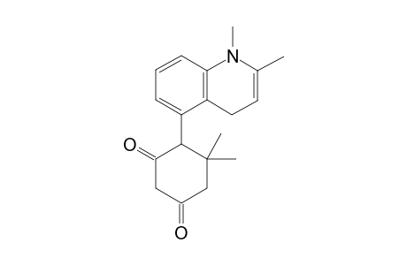 5-( N,2-Dimethyl-1',4'-dihydroquinoline)-2,2-dimethylcyclohexane-4,6-dione