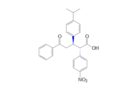 erythro-4-BENZOYL-3-(p-CUMENYL)-2-(p-NITROPHENYL)BUTYRIC ACID