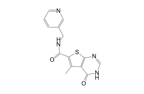 thieno[2,3-d]pyrimidine-6-carboxamide, 3,4-dihydro-5-methyl-4-oxo-N-(3-pyridinylmethyl)-