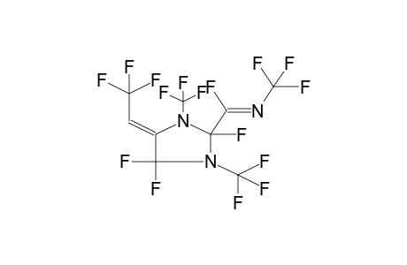 1,3-BIS(TRIFLUOROMETHYL)-2,4,4-TRIFLUORO-2-(TRIFLUOROMETHYLIMINOFLUOROMETHYL)-5-TRIFLUOROMETHYLIMINOTETRAHYDROIMIDAZOLE