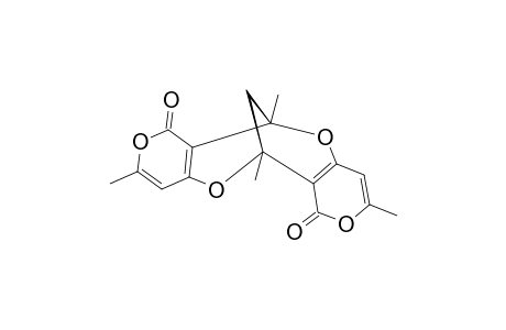 3,6,9,12-TETRAMETHYL-1H,6H,7H,12H-6,12-METHANDIPYRANO-[4,3-B;4,3-F]-[1,5]-DIOXOCINE-1,7-DIONE