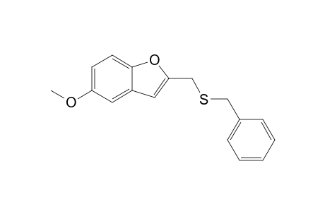 2-[(Benzylsulfanyl)methyl]-5-methoxybenzofuran